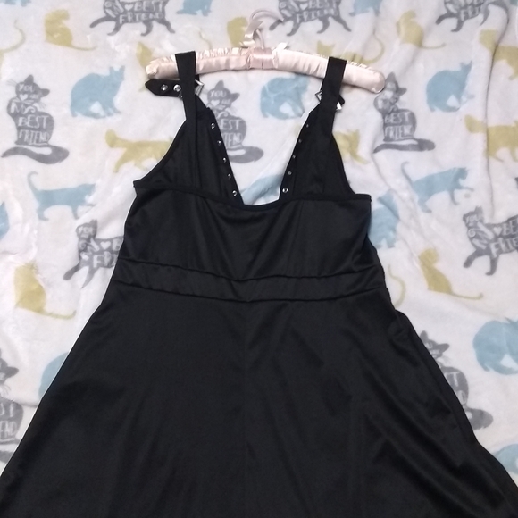 Black Gothic Mini Dress - Picture 8 of 9